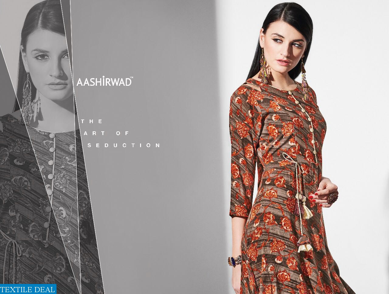 aashirwad blossom Wholesale ready made long kurtis